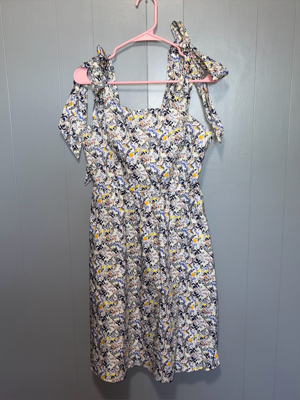 Antonio Melani Liberty London Heidi Tie Strap Fit and Flare Floral Dress Size 6